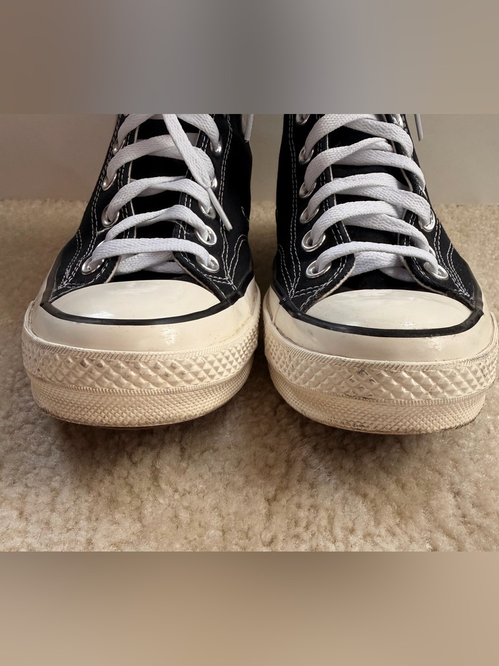 Converse High Top Sneakers in Black and White - Picture 5 of 5